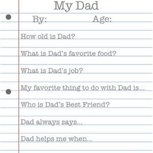 my dad paper